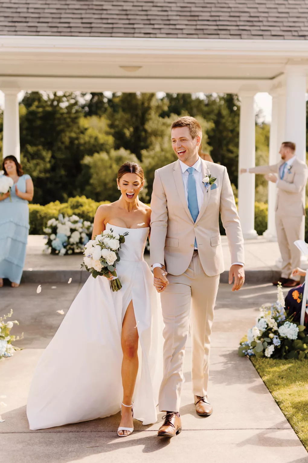 Dusty Blue Wedding at Oswego
